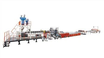 PP PE POM Plate Extrusion Line