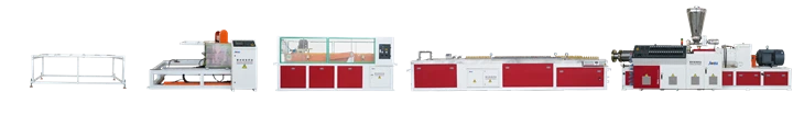 WPC Wood Plastic Hollow Door Extrusion Line